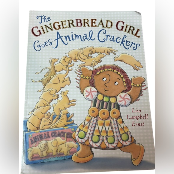 Gingerbread Girl and The Gingerbtead Girl Animal Crackers Books Character - Picture 3 of 6